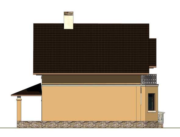 Проект дома в классическом стиле b102-1-04