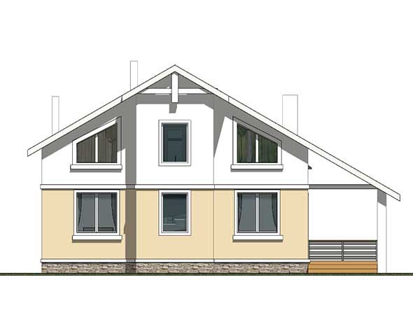 Проект дома в классическом стиле b111-1-03