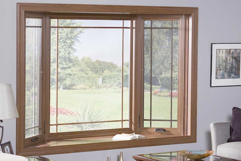 современное деревянное окно