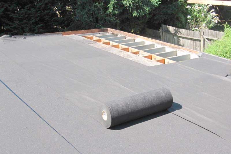 Пример укладки крыши из полимерного материала